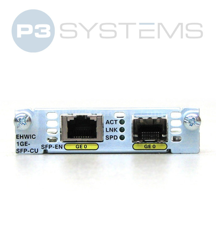EHWIC-1GE-SFP-CU Cisco EHWIC with 1 SFP, 1 RJ-45
