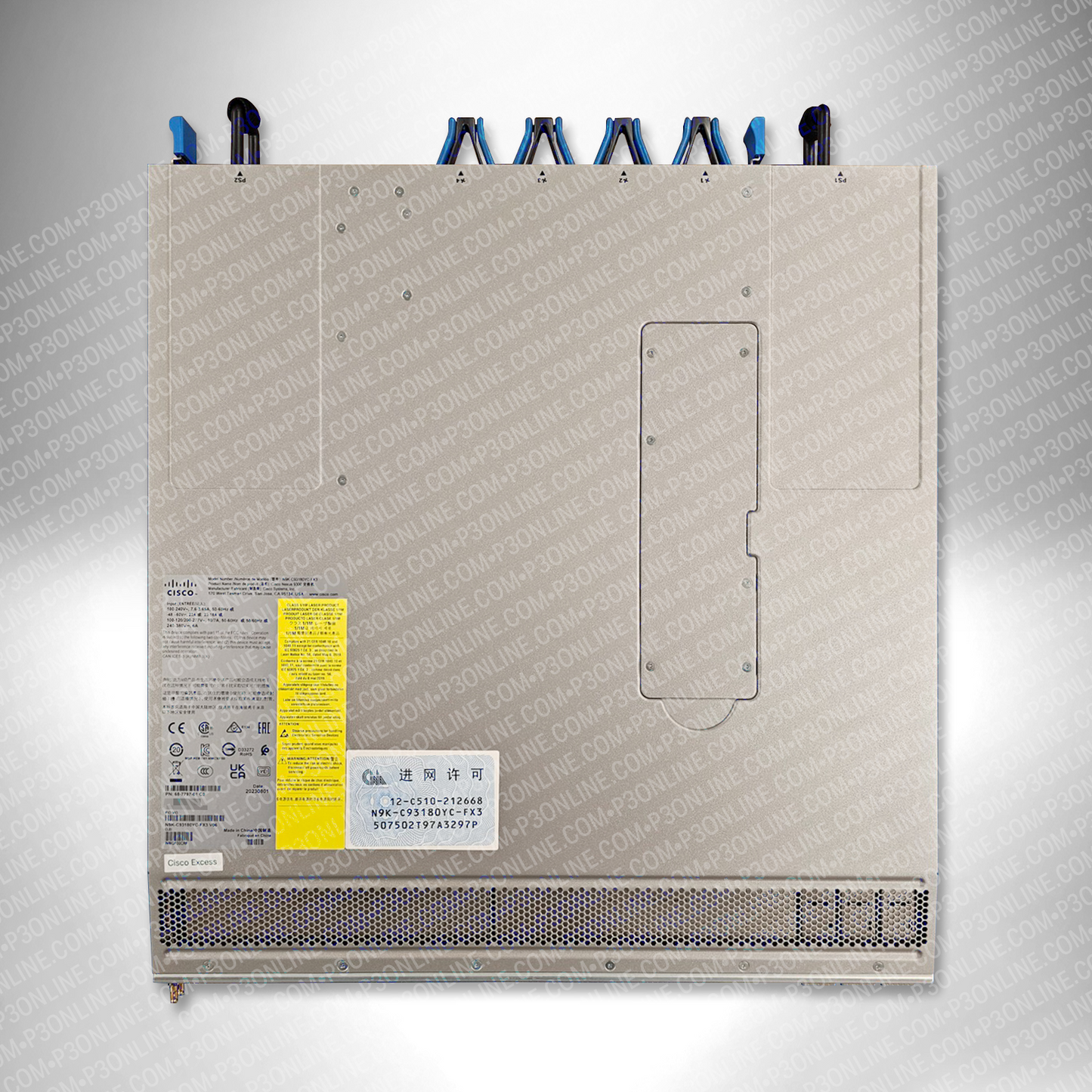 N9K-C93180YC-FX3 with 48p 1/10/25G SFP and 6p 40/100G QSFP28
