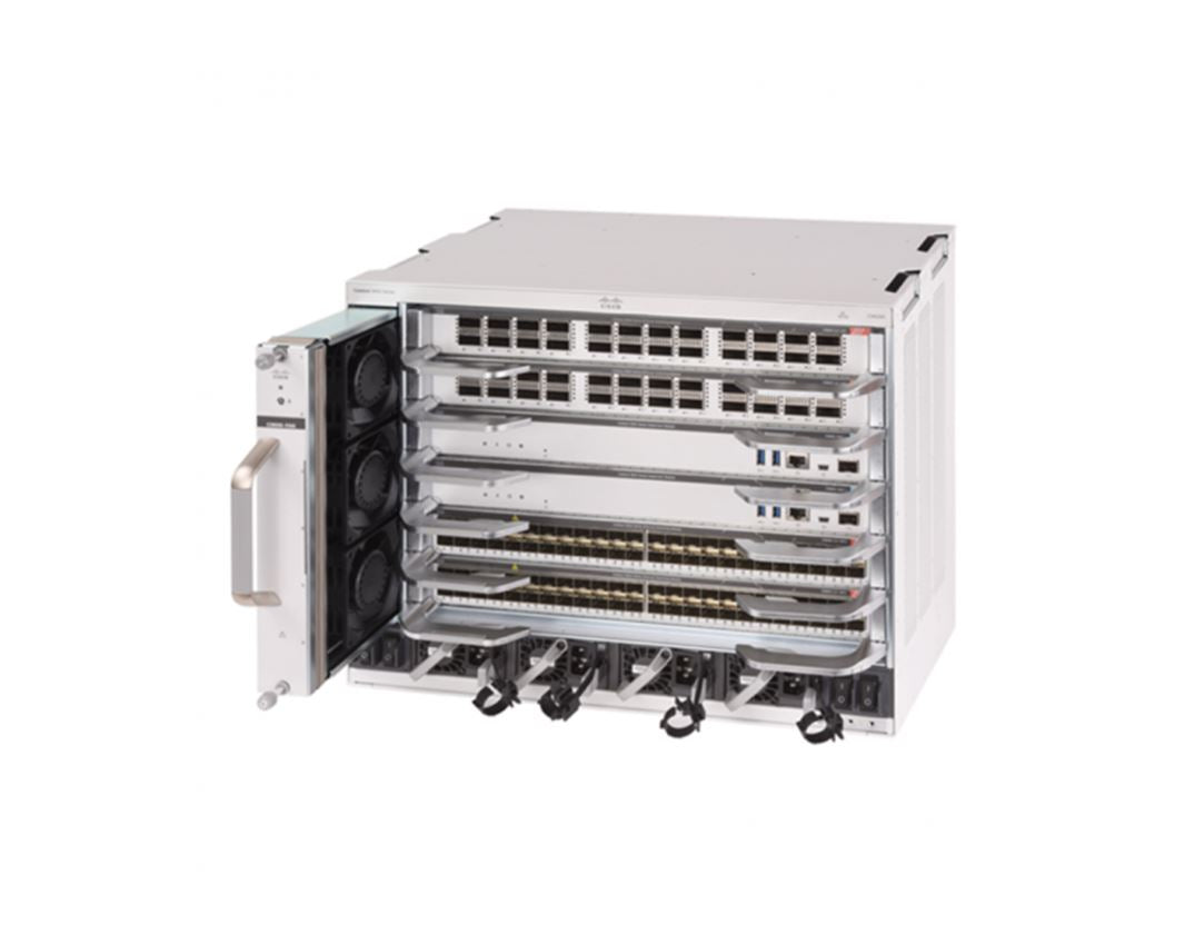 C9606R Catalyst 9606 6-slot chassis with fan tray
