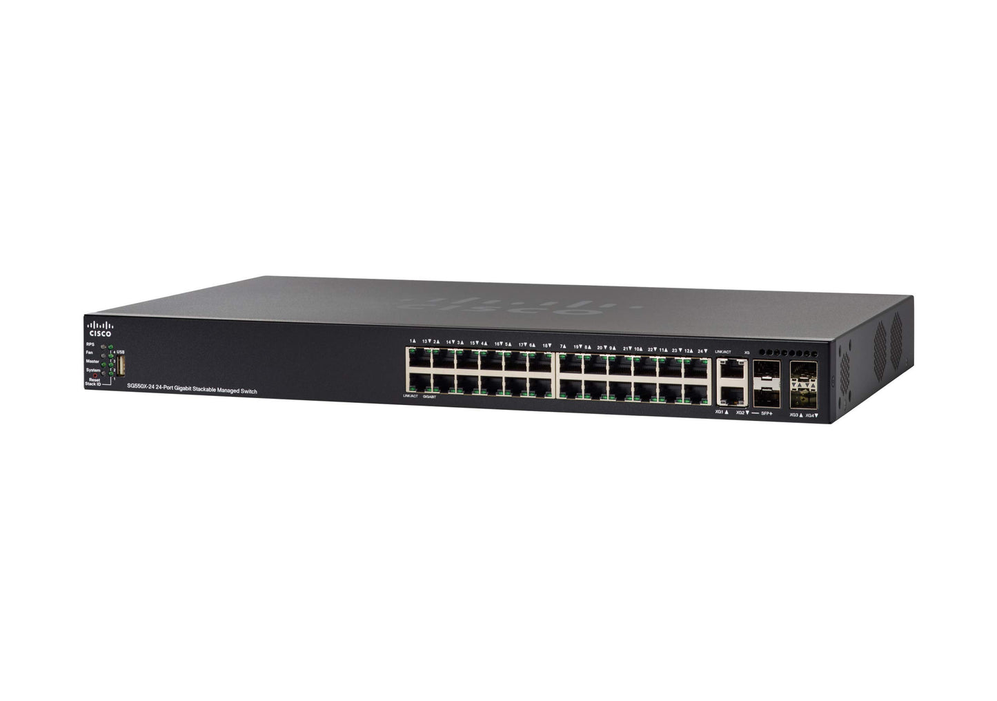 SG550X-24-K9-NA Cisco 550X 24 Port Stackable Managed Switch
