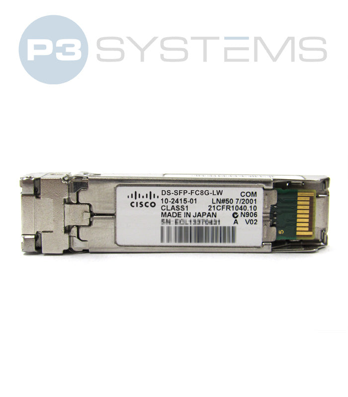 DS-SFP-FC8G-LW Cisco 2/4/8-Gbps Fibre Channel-Longwave, SFP+, LC