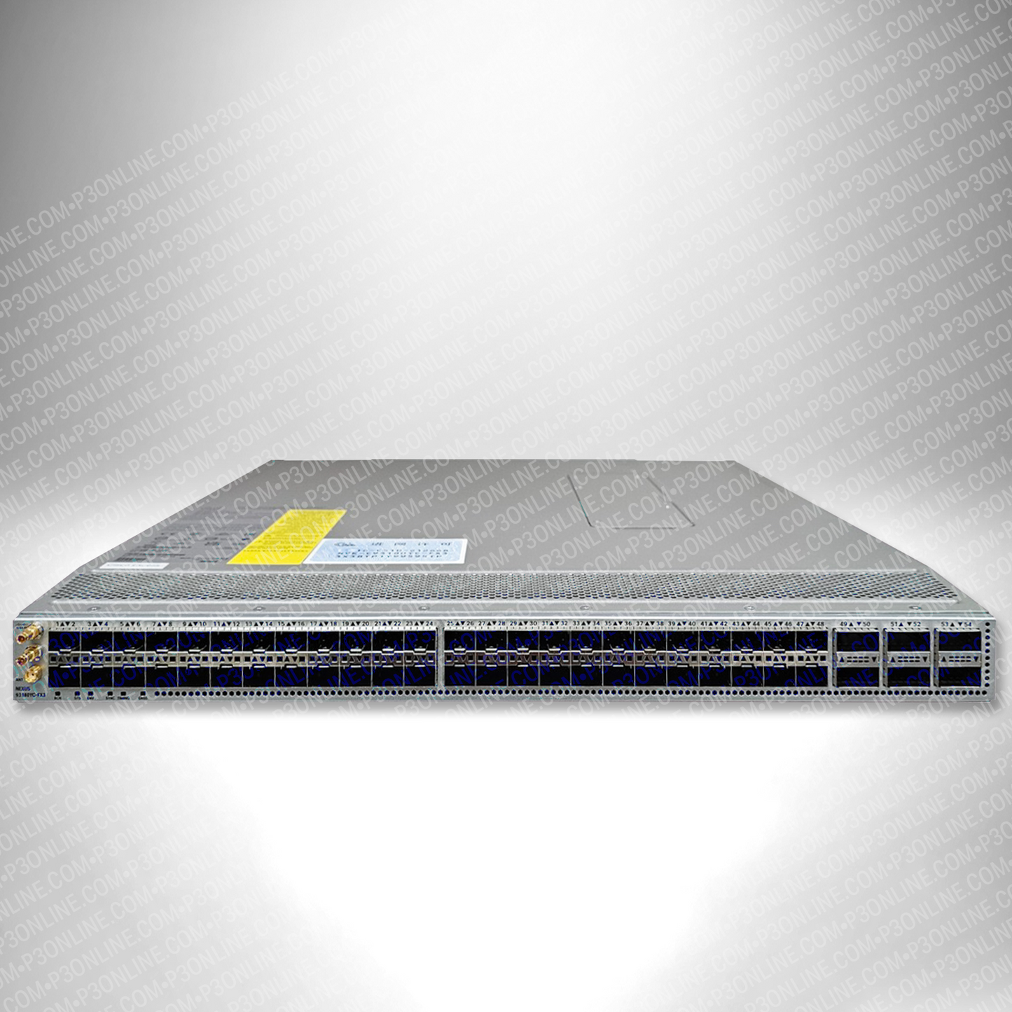 N9K-C93180YC-FX3 with 48p 1/10/25G SFP and 6p 40/100G QSFP28