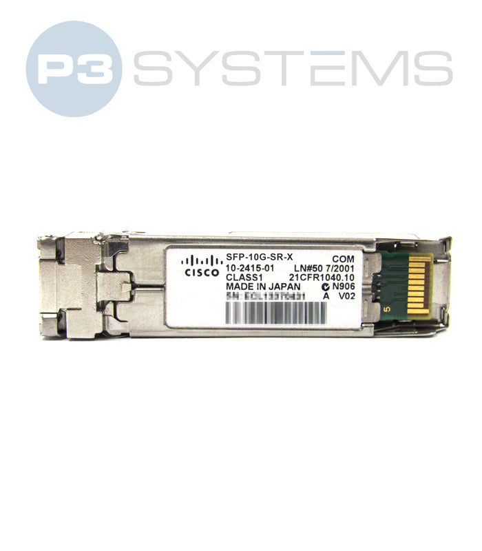 SFP-10G-SR-X multirate 10GBASE-SR, 10GBASE-SW and OTU2e SFP+ for MMF