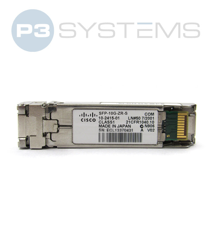 SFP-10G-ZR-S Cisco 10GBASE-ZR SFP+ Module for SMF S-Class