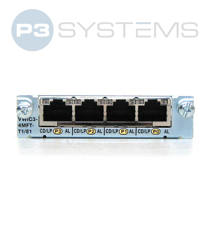 VWIC3-4MFT-T1/E1 Cisco T1/E1 Multiflex Trunk Interface Card