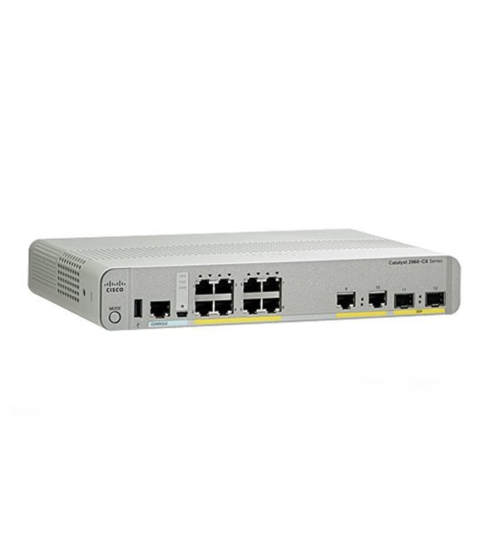 WS-C2960CX-8TC-L 2960-CX Switch 8 GE, uplinks: 2 x 1G SFP and 2 x 1G copper LAN Base