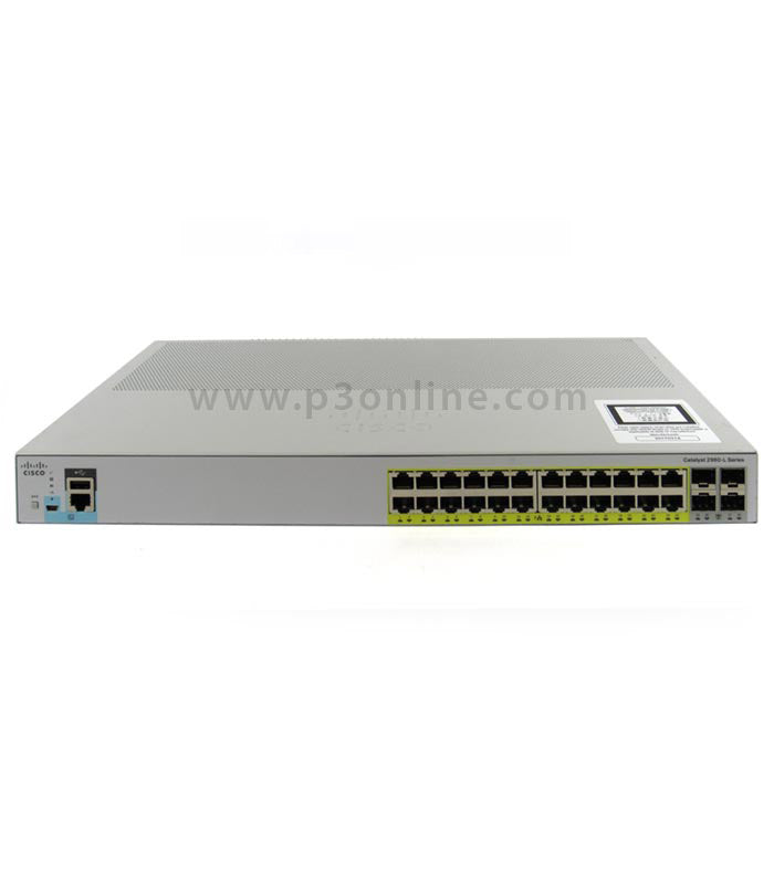 WS-C2960L-24PS-LL Switch with 24p GE POE+ and 4p 1G SFP
