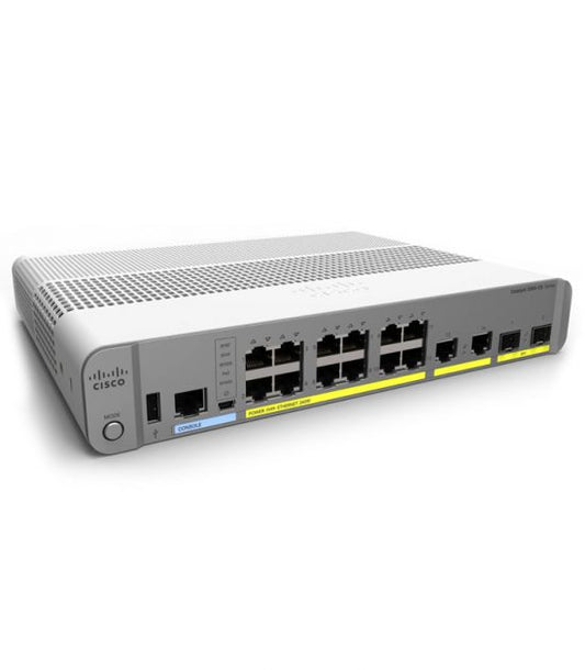 WS-C3560CX-8TC-S Cisco WS-C3560CX-8TC-S compact switch.