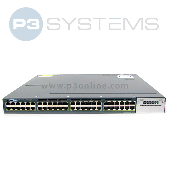 WS-C3560X-48T-E Cisco 3560X 48 port 10/100/1000 Layer 3 Switch