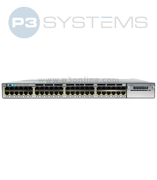 WS-C3750X-48P-L Cisco 3750X 48 port 10/100/1000 PoE Stackable Switch