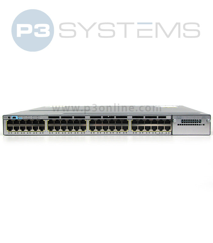 WS-C3750X-48PF-E Stackable 48p GE PoE+ and IP Services