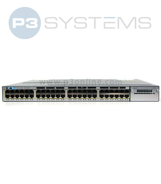 WS-C3750X-48PF-S Stackable 48p GE PoE+ and IP Base