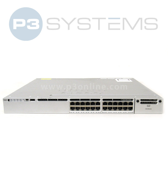 WS-C3850-24P-S Cisco 3850 Series 24 port Stackable PoE Switch