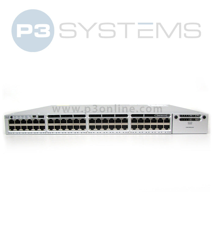 WS-C3850-48P-L Cisco 3850 Series 48 Port Stackable PoE Switch
