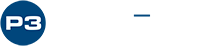 P3 Systems Logo (white)