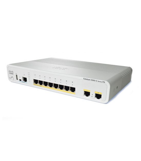 Cisco WS-C2960CPD-8PT-L switch