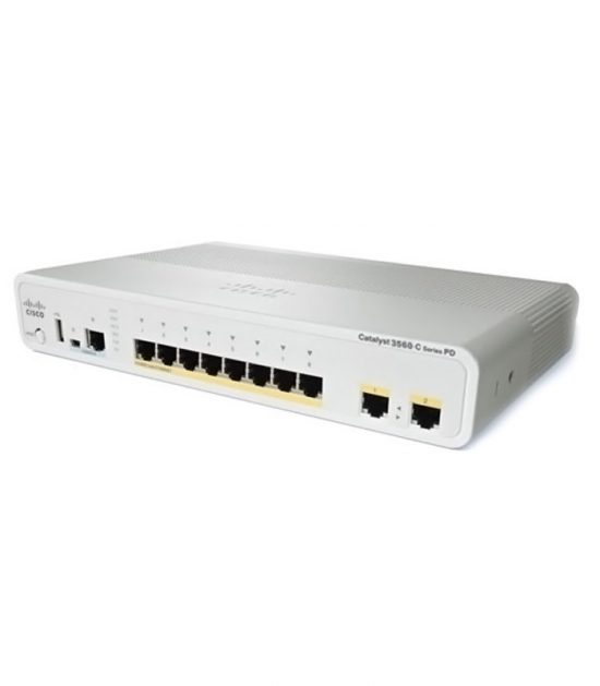 Cisco WS-C3560CPD-8PT-S Compact PoE Switch